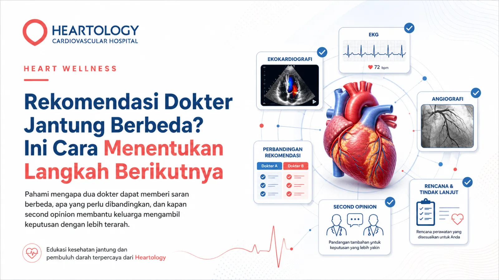 Rekomendasi Dokter Jantung Berbeda? Ini Cara Menentukan Langkah Berikutnya